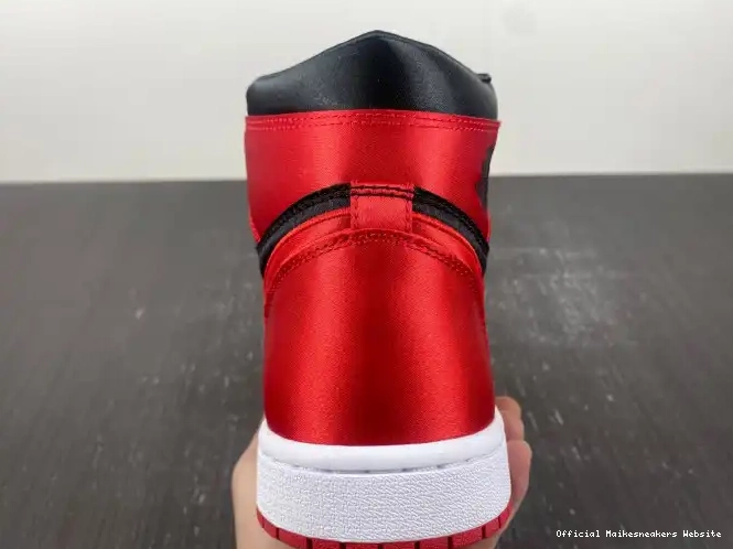 Official Maikesneakers Jordan High 1 Satin Air WMNS OG FD4810-061 Bred 0516